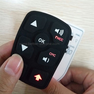 Laser Cutting Marking Engraving Etched Silicone Rubber Keypad